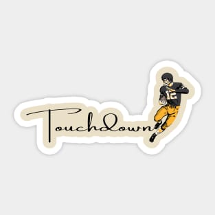Touchdown Steelers! Sticker